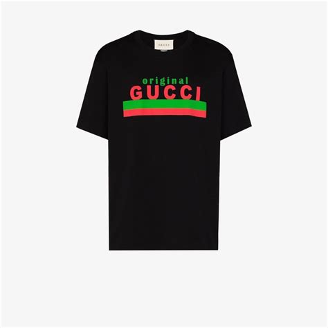 gucci tshirt con scritte|original gucci t shirt price.